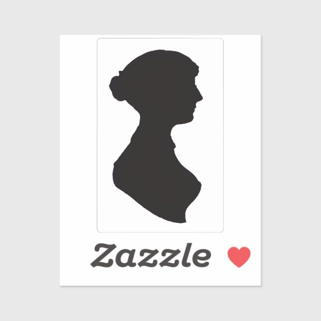 Jane Austen ailhouwrrw Sticker (Sheet)
