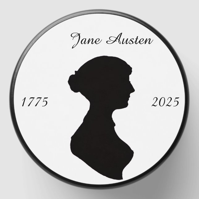Jane Austen at 250 Mini Candle Favors (Front)