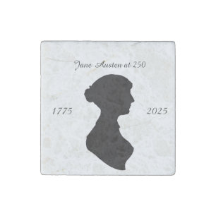 Jane Austen at 250 Stone Magnet