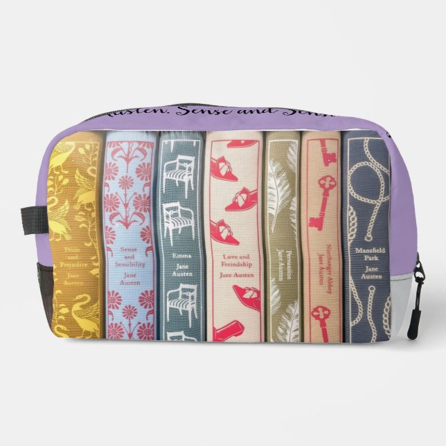 Jane Austen Books Dopp Kit (Front)