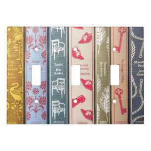 Jane Austen' Books Light Switch Cover
