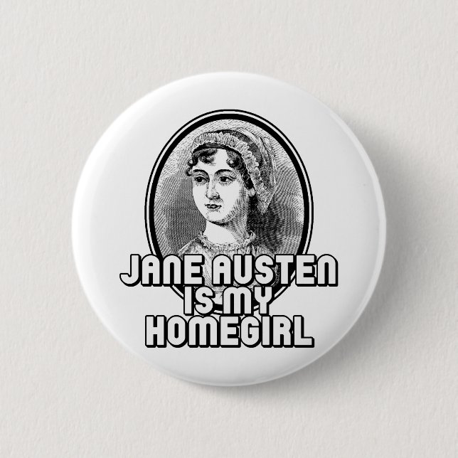 Jane Austen Button (Front)