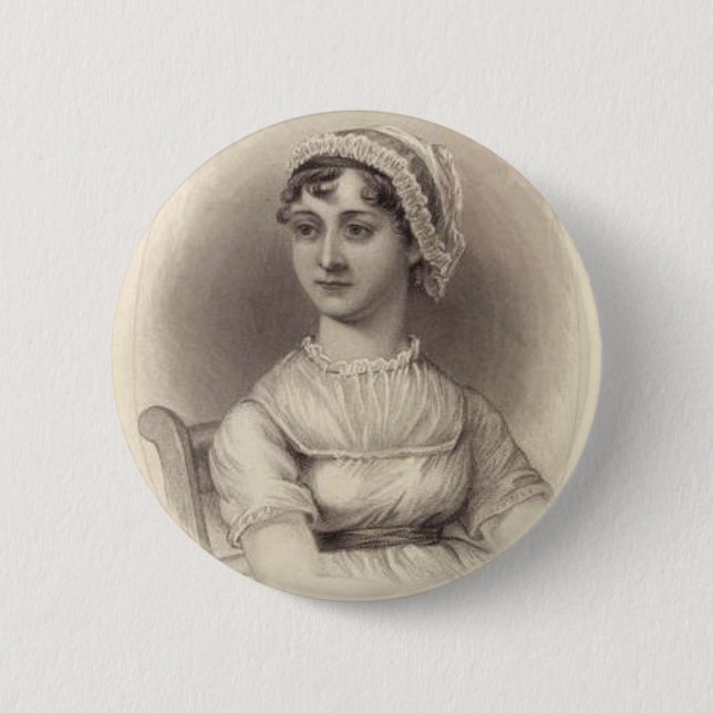 Jane Austen Button (Front)