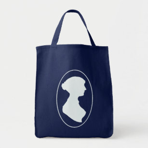Regency Bags Zazzle Jane Austen Cameo Grocery Ping Bag