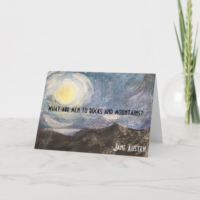 Jane Austen Card (Front)