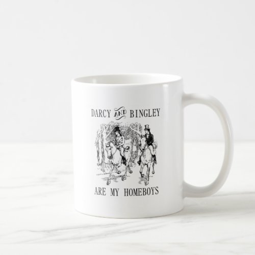 Jane Austen Darcy  Bingley Homeboys mug