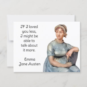 Jane Austen Emma quote Postcard