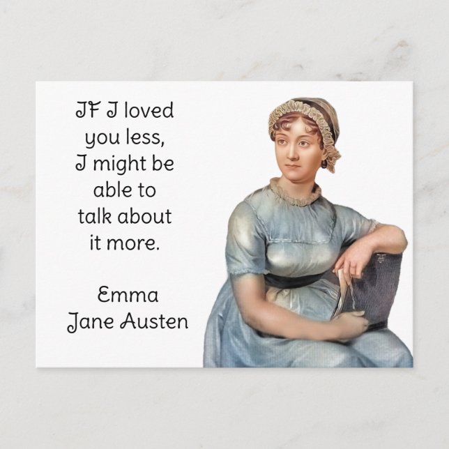 Jane Austen Emma quote Postcard (Front)