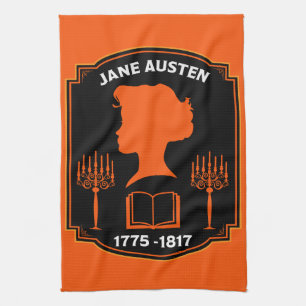 Jane Austen English Novelist Kitchen Towel
