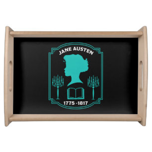 Jane Austen English Novelist Serving Tray