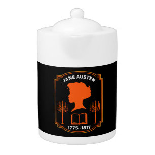 Jane Austen English Novelist Teapot