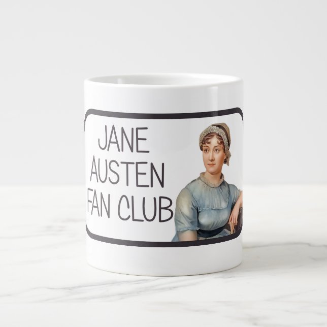 Jane Austen Fan Club Giant Coffee Mug (Front)