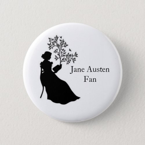 Jane Austen Fan pin
