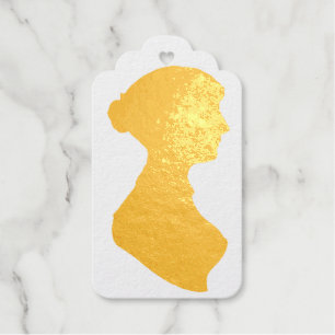 Jane Austen Foil Gift Tags