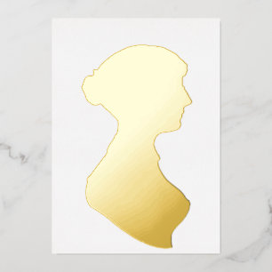 Jane Austen Foil Invitation