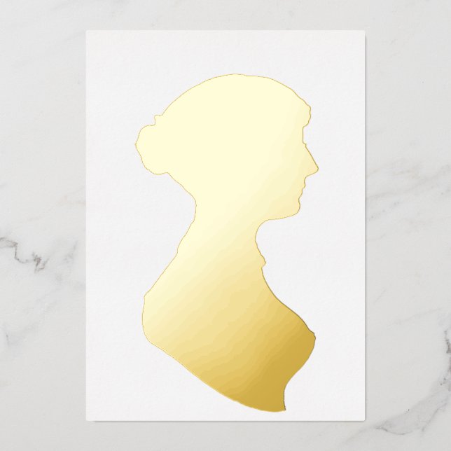 Jane Austen Foil Invitation (Front)
