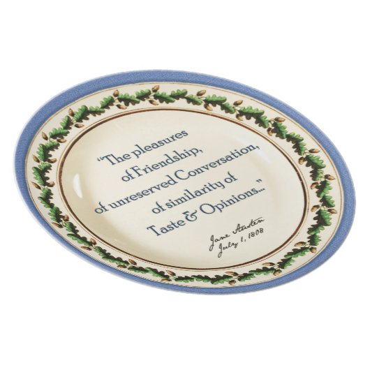 Jane Austen Friendship Plate (Right Side)