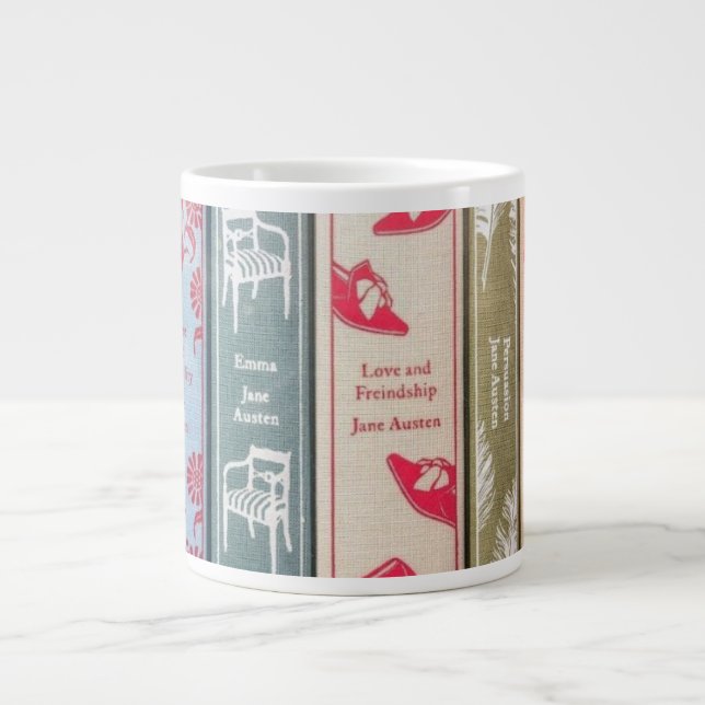 Jane Austen Giant Coffee Mug (Front)