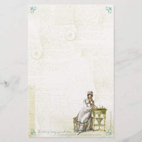 Jane Austen Inspired Stationery I