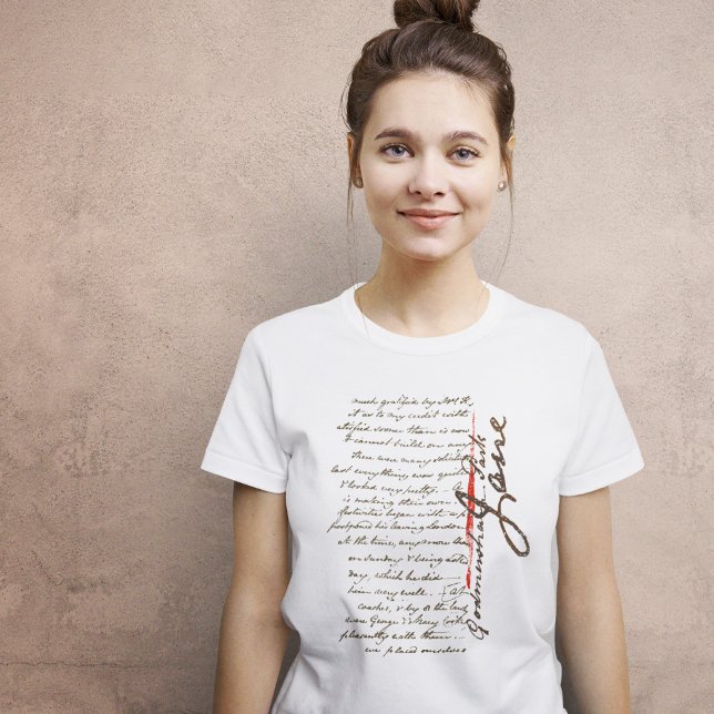 Jane Austen Letter T-Shirt (Creator Uploaded)