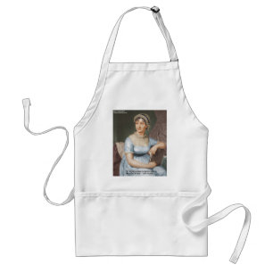 Jane Austen Loved U Less Quote On Gifts & Cards Adult Apron