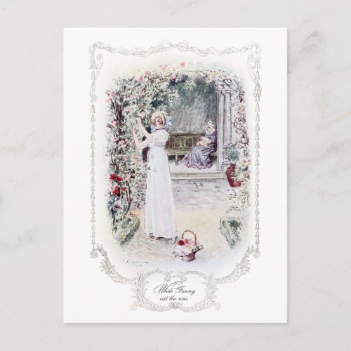 Jane Austen Mansfield Park Illustration Postcard