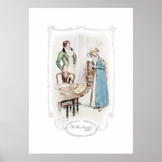 Jane Austen Mansfield Park Illustration Print