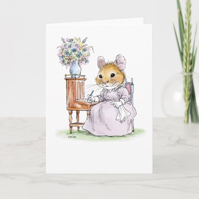 Jane Austen Mouse Card (Front)