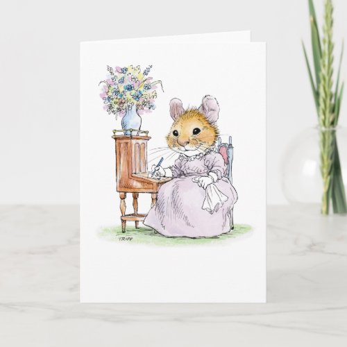 Jane Austen Mouse Card