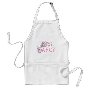 Jane Austen Mrs Darcy Gift Adult Apron
