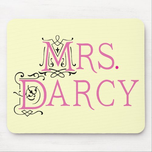 Jane Austen Mrs Darcy Gift Mouse Pad