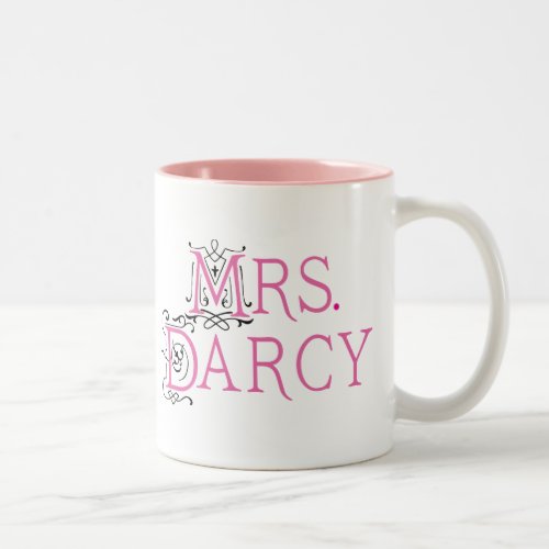 Jane Austen Mrs Darcy Gift Two_Tone Coffee Mug