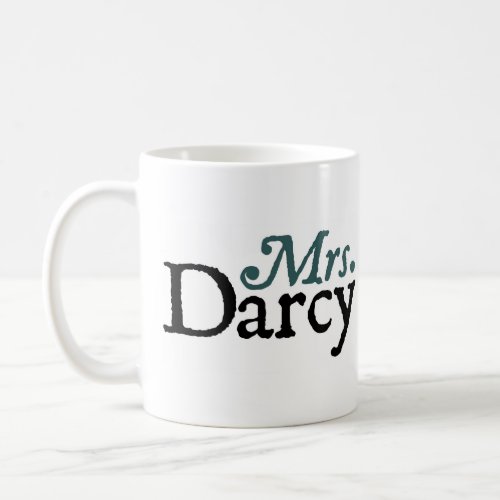 Jane Austen Mrs Darcy Mug