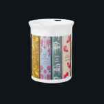 Jane Austen novels  Beverage Pitcher<br><div class="desc">When you need a boost of coffee or the pickup of tea and sympathy, this is the pitcher you want to use!. Just think of Jane Austen's novels and escape for at least the time it takes to sip your drink. It makes a great gift for any classic literature lover...</div>