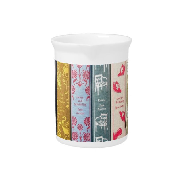 Jane Austen novels  Beverage Pitcher (Front)