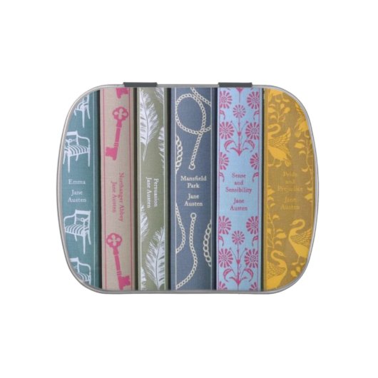 Jane Austen novels Candy Tin (Top)