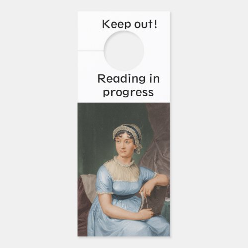 Jane Austen novels Door Hanger