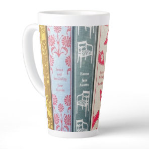 Jane Austen Novels  Latte Mug