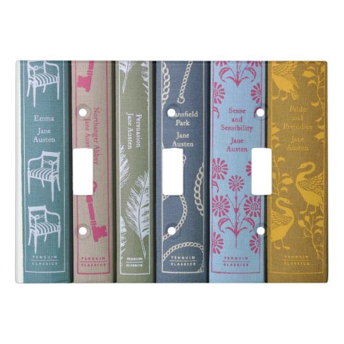 Jane Austen novels Light Switch Cover