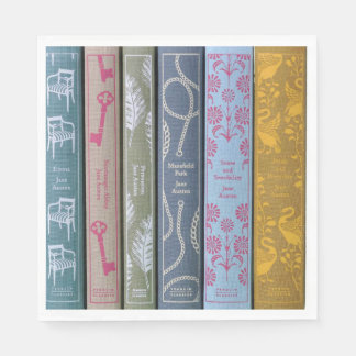 Jane Austen Novels Napkins