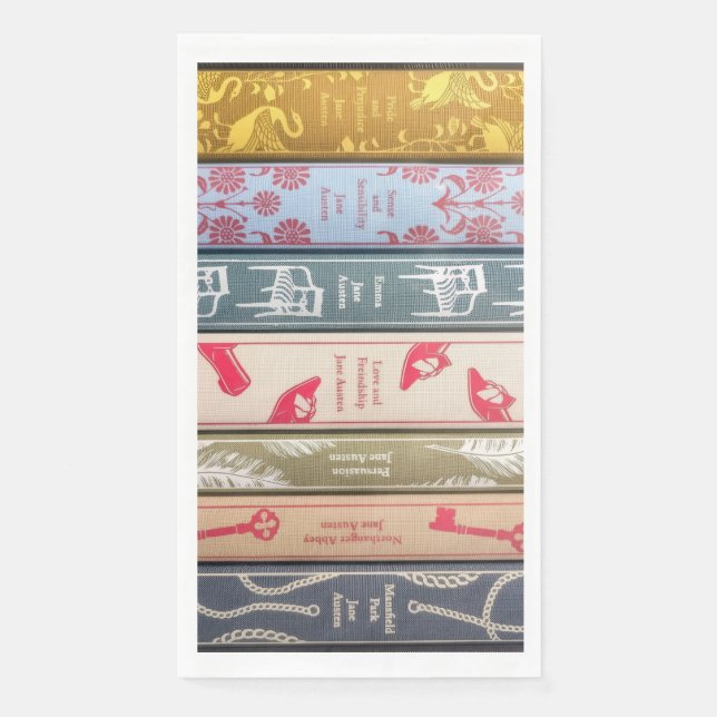 Jane Austen Novels Napkins (Front)