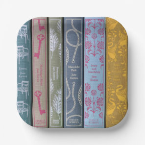 Jane Austen Novels  Paper Plates