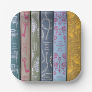 Jane Austen Novels  Paper Plates