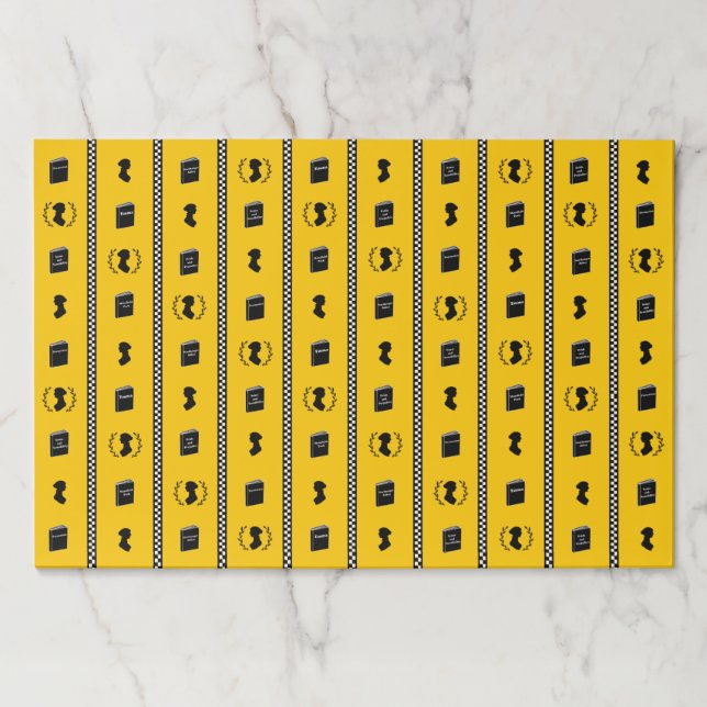 Jane Austen NYC Taxi Striped Tear Away Pad (Front)