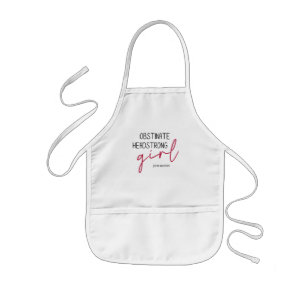 Jane Austen Obstinate Girl Quote Kids' Apron