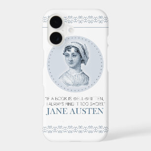 Jane Austen Portrait and Quote on Reading Case-Mat iPhone 17 Case