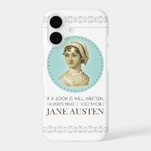 Jane Austen Portrait and Quote on Reading Case-Mat iPhone 17 Case