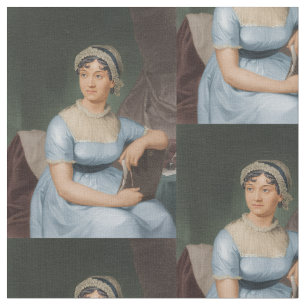 Jane Austen Portrait Fabric