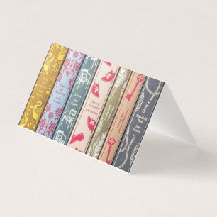 Jane Austen portrait plus quote (purpleFolded Card