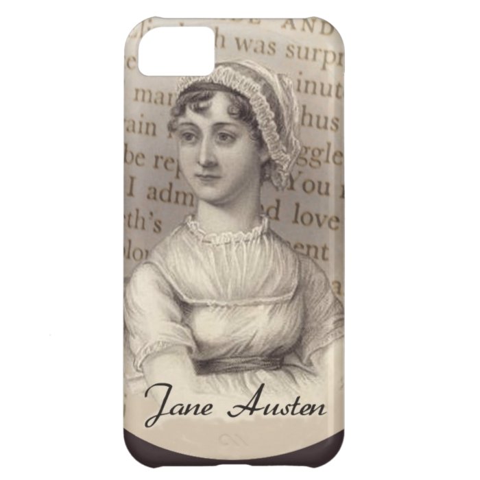 Jane Austen Portrait Quote iPhone 5C Cases